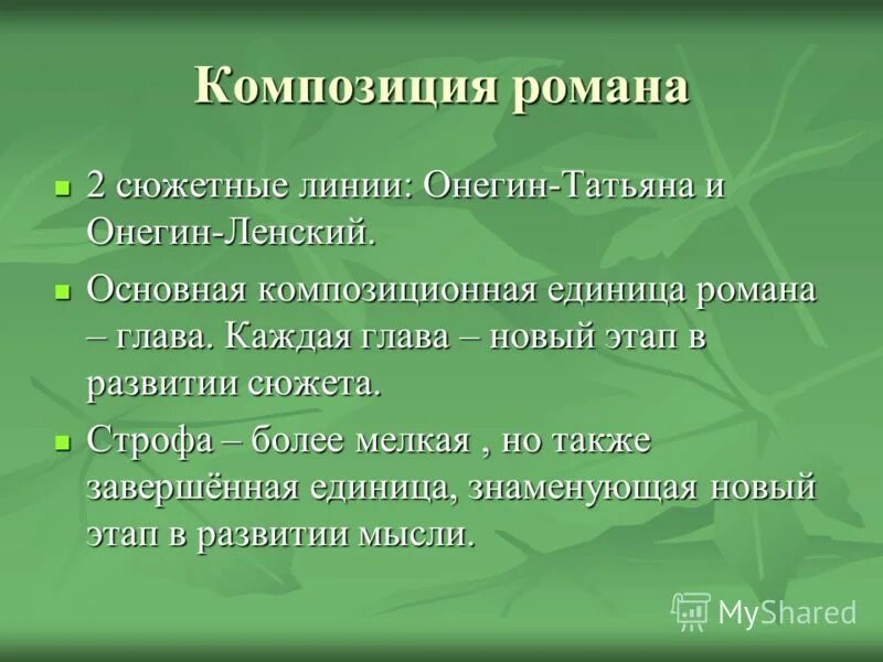 сколько сюжетных линий в евгении онегине