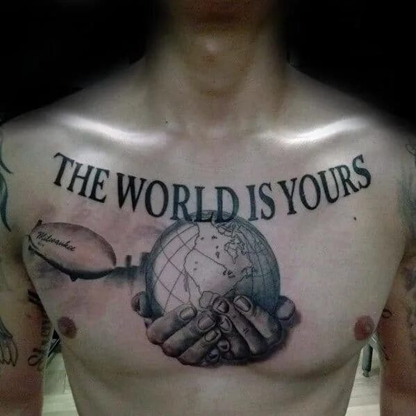 World is mind. The World is yours тату. The World is yours тату эскиз. Scarface the World is yours тату. Глобус the World is yours.