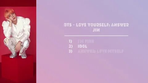 Answer love myself