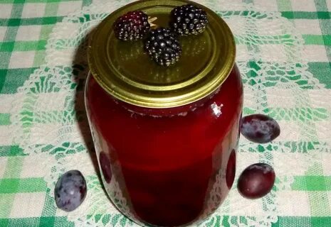 Компот из ежевики на зиму