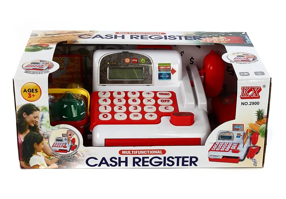 Свет звук купить. Кассовый аппарат "Cash register", с аксессуарами. Игрушечная касса. Cash register детский набор. Касса Cash register игрушка.