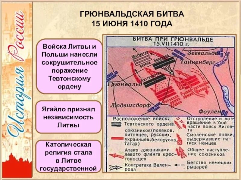 В каком году произошла грюнвальдская битва