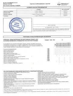 Гарантия код