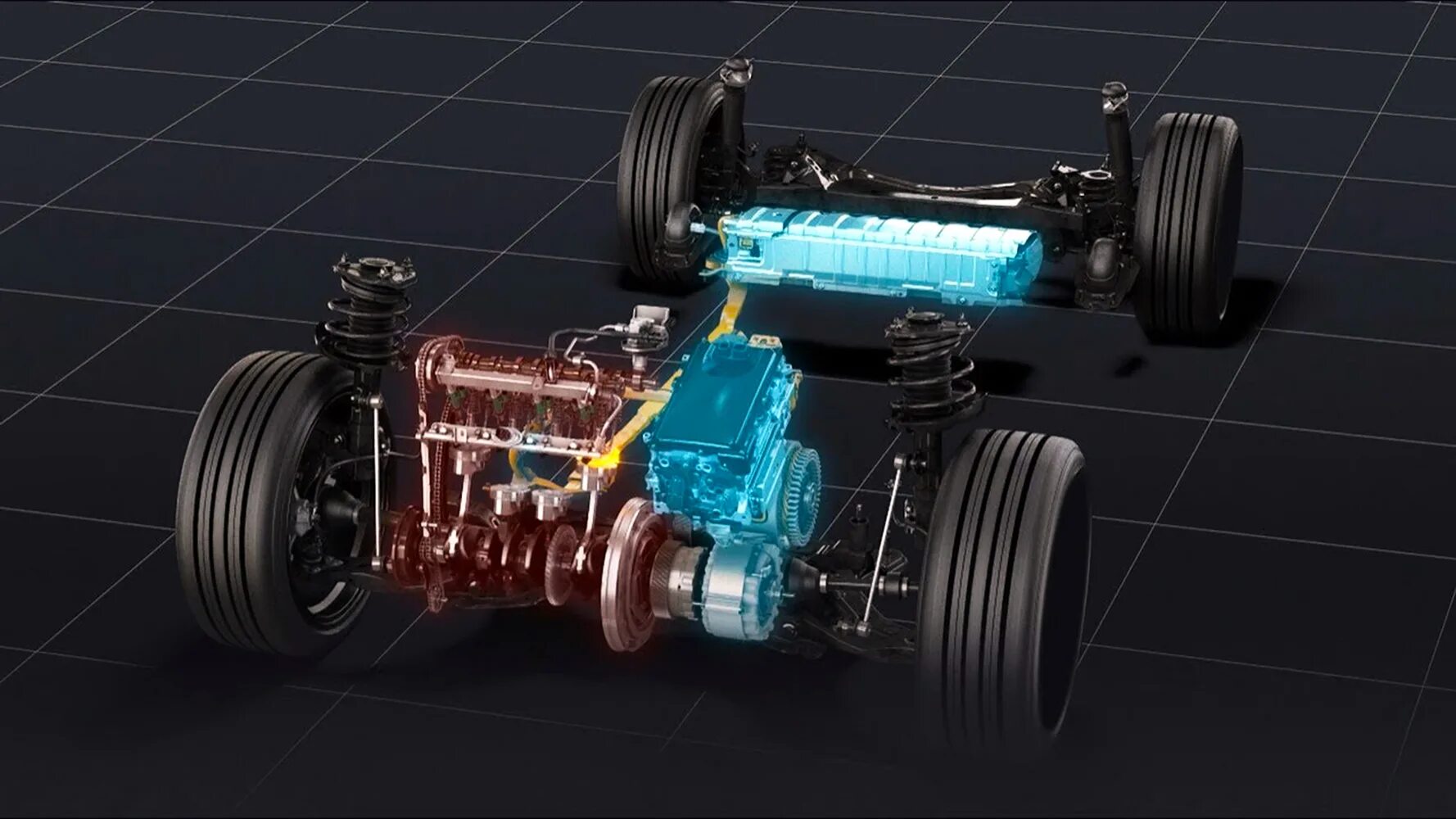 Toyota Hybrid System. Гибридная Toyota 2.0. Гибридный двигатель автомобиля. Гибридный двигатель Эстетика.