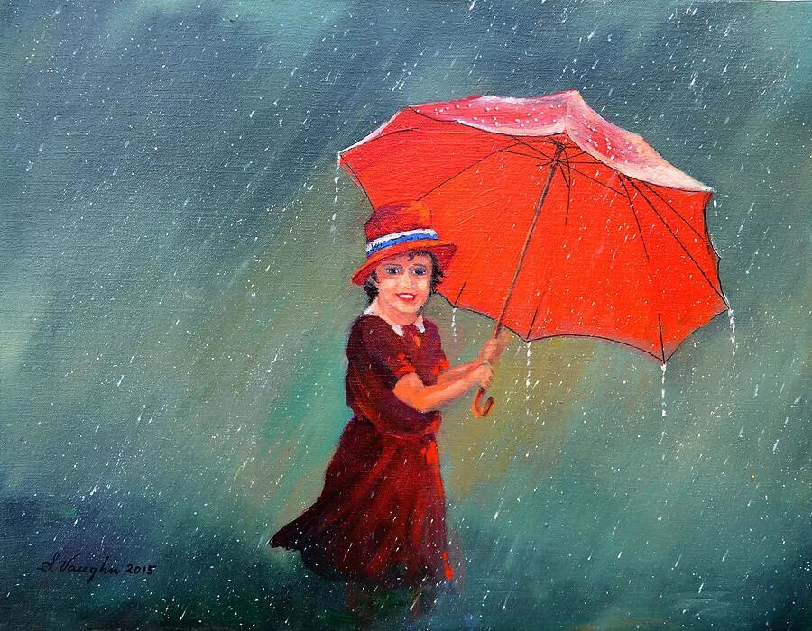 Под зонтиком песня. Дети под дождем в живописи. Девочка под зонтом картина. Картина дети под зонтом. Дети под дождем картины художников.