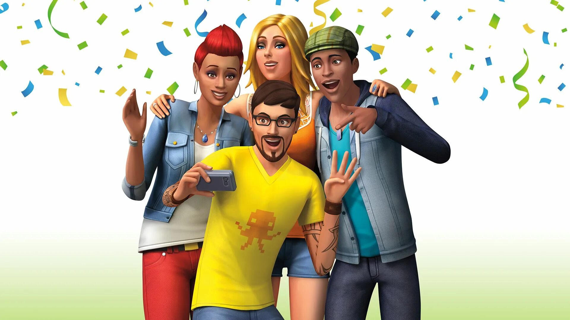 The SIMS™ 4. «The SIMS 4: Паранормальное» - sp18. Симс 4 Happy. SIMS 4 арт. Плакаты симс