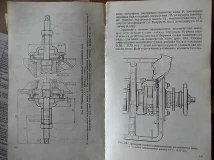 Размеры коленвала заз
