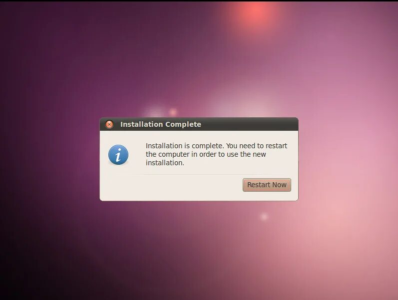 Installation was started. Установка завершена. Ubuntu 10.04. Графический установщик Ubuntu. Ubuntu 4.10.