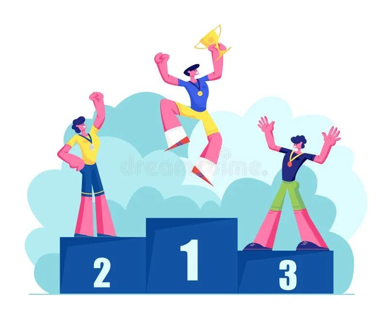 пьедестал победы