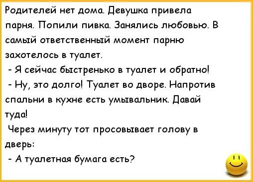 Анекдоты про парня и девушку. Анекдоты про туалет. Анекдот про туалет и мужика. Долгие анекдоты.