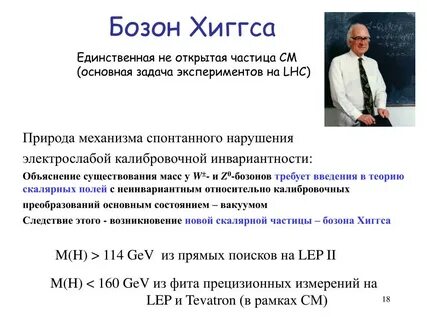 Бозон хиггса что это