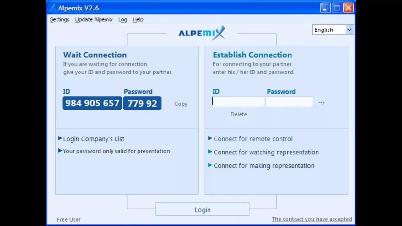 Pending connection