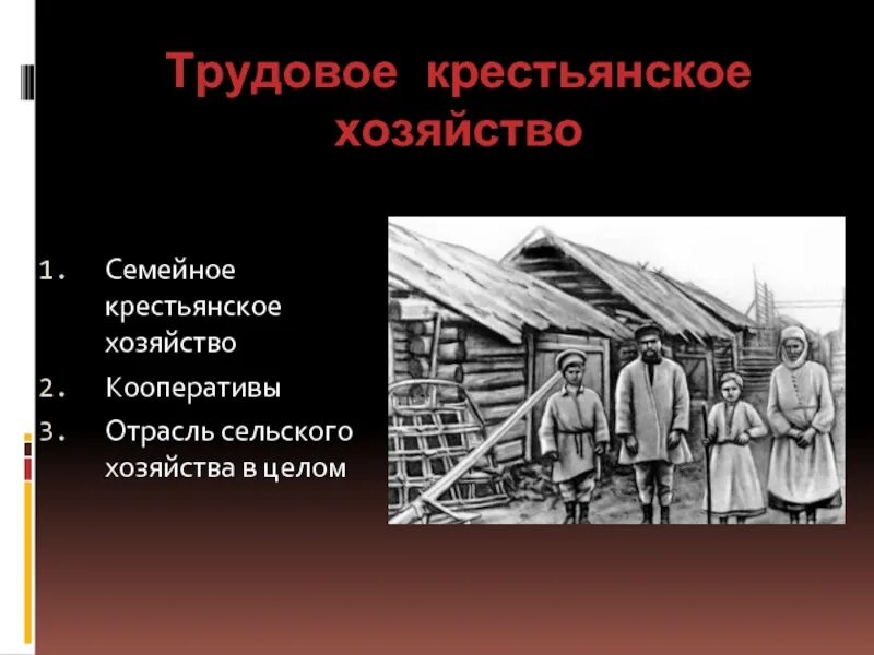 Какие последствия имело мелкого крестьянского хозяйства. Организация крестьянского хозяйства. Теория крестьянского хозяйства. Труд в крестьянском хозяйстве. Учение Чаянова о крестьянском хозяйстве.