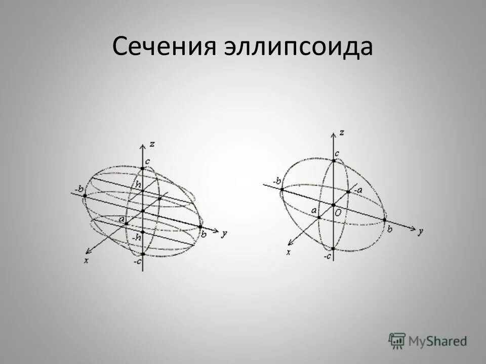 проекция эллипсоида на плоскость