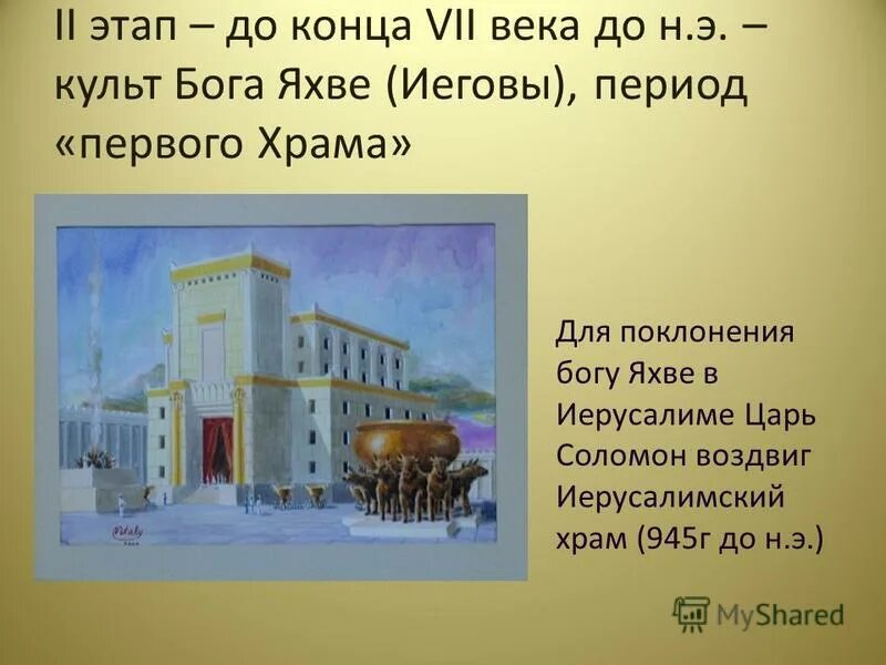 бога яхве в иерусалиме