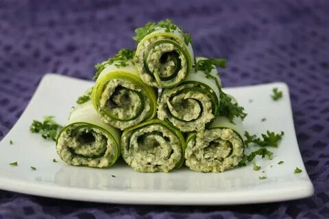 Рулеты из кабачков с разными начинками