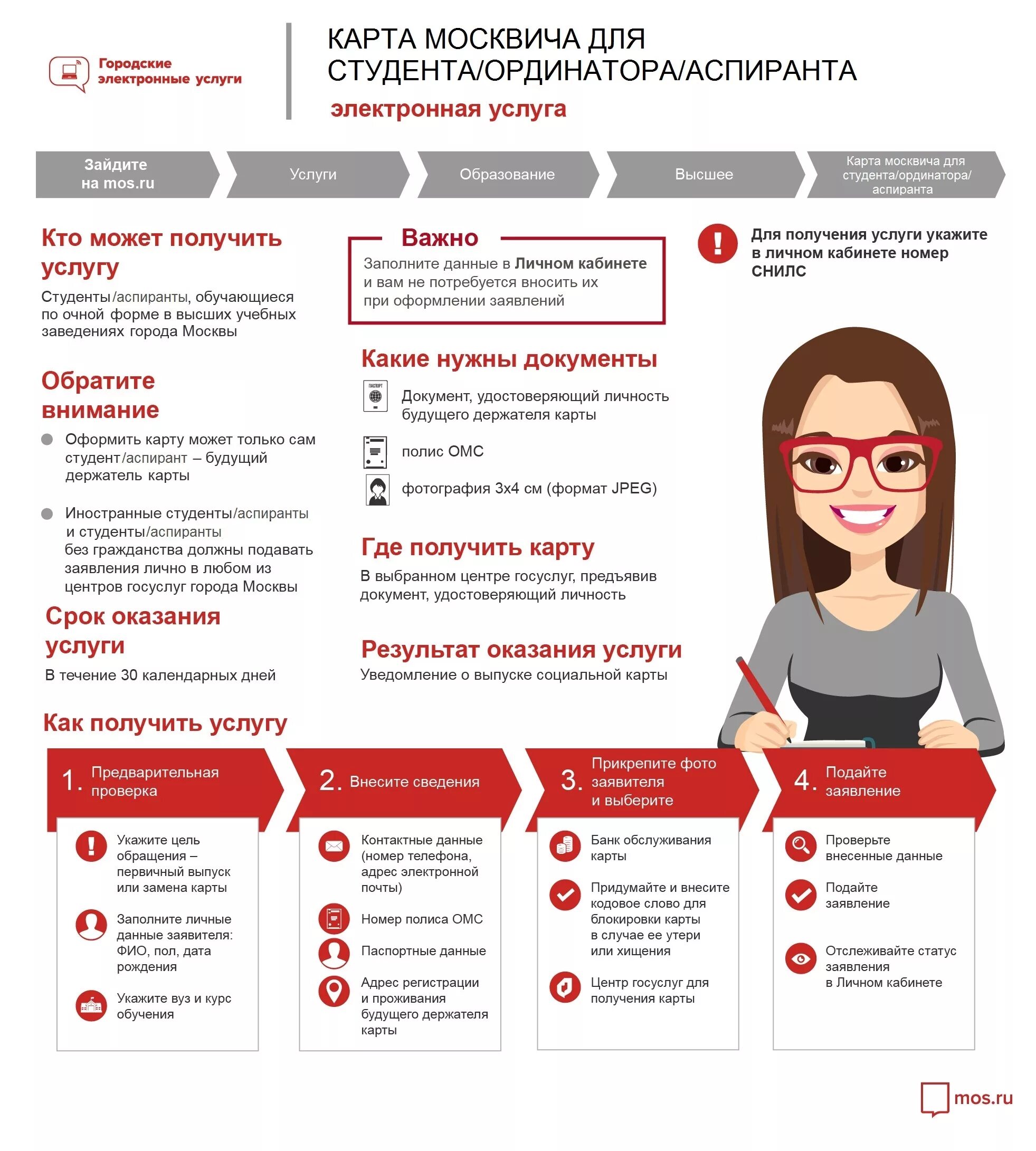 Мос ру карта москвича оформить. Документы для получения карты москвича студенту. Оформить социальную карту студента. Инфографика документы. Как получить социальную карту студента.