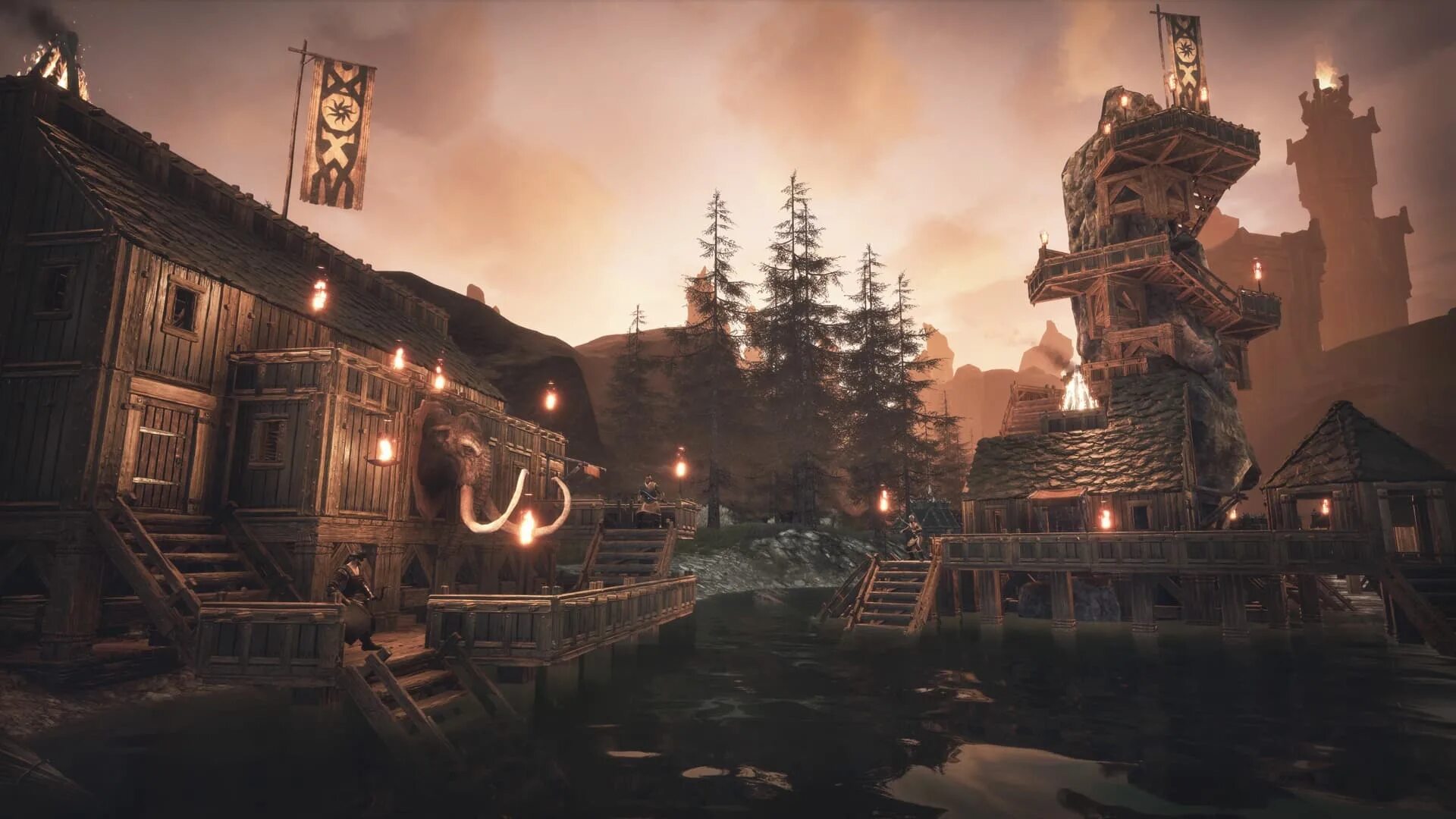 Постройки в конан экзайл. Конан экзелис. Город в конан экзайл. Конан постройки сиптах. Конан города.