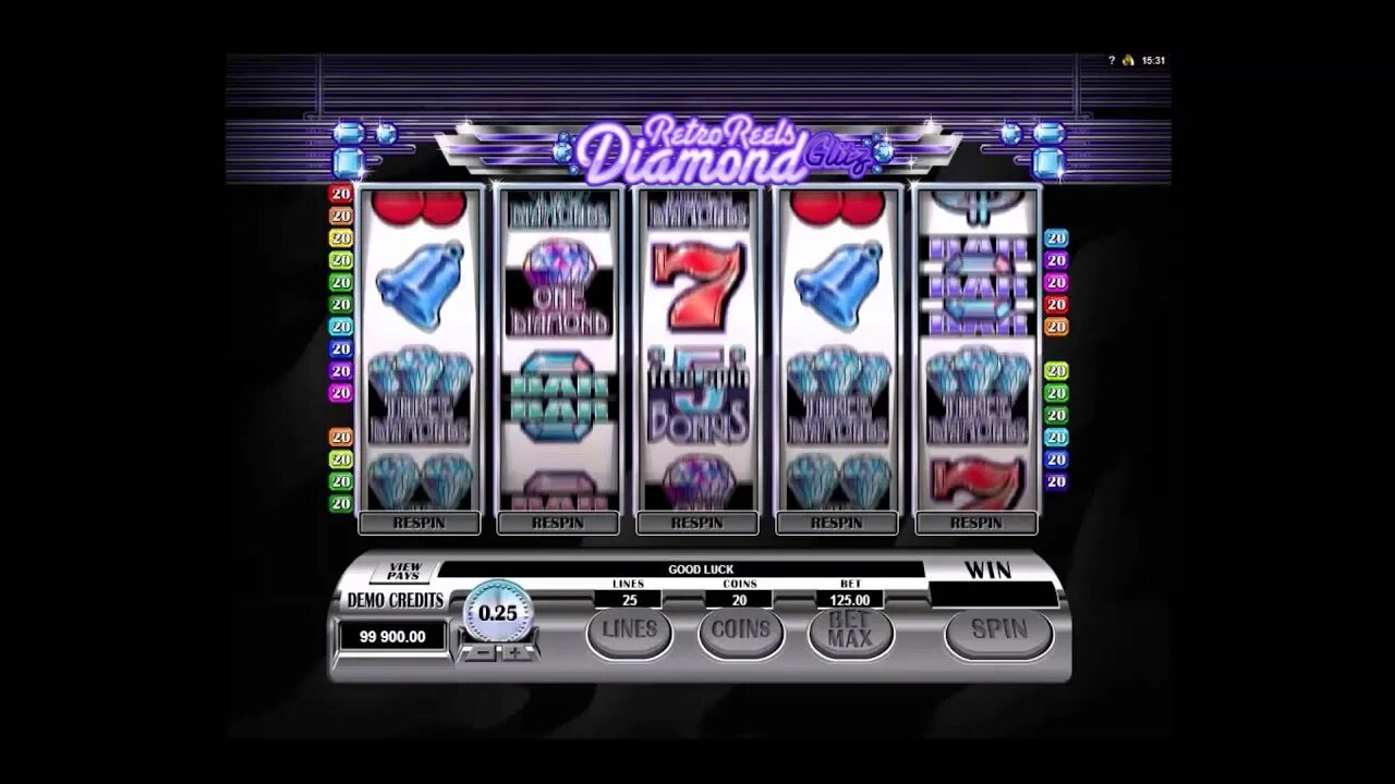 Микрогейминг слоты gpk1. Игровой автомат Retro Reels Diamond Glitz в Play Fortuna Casino.