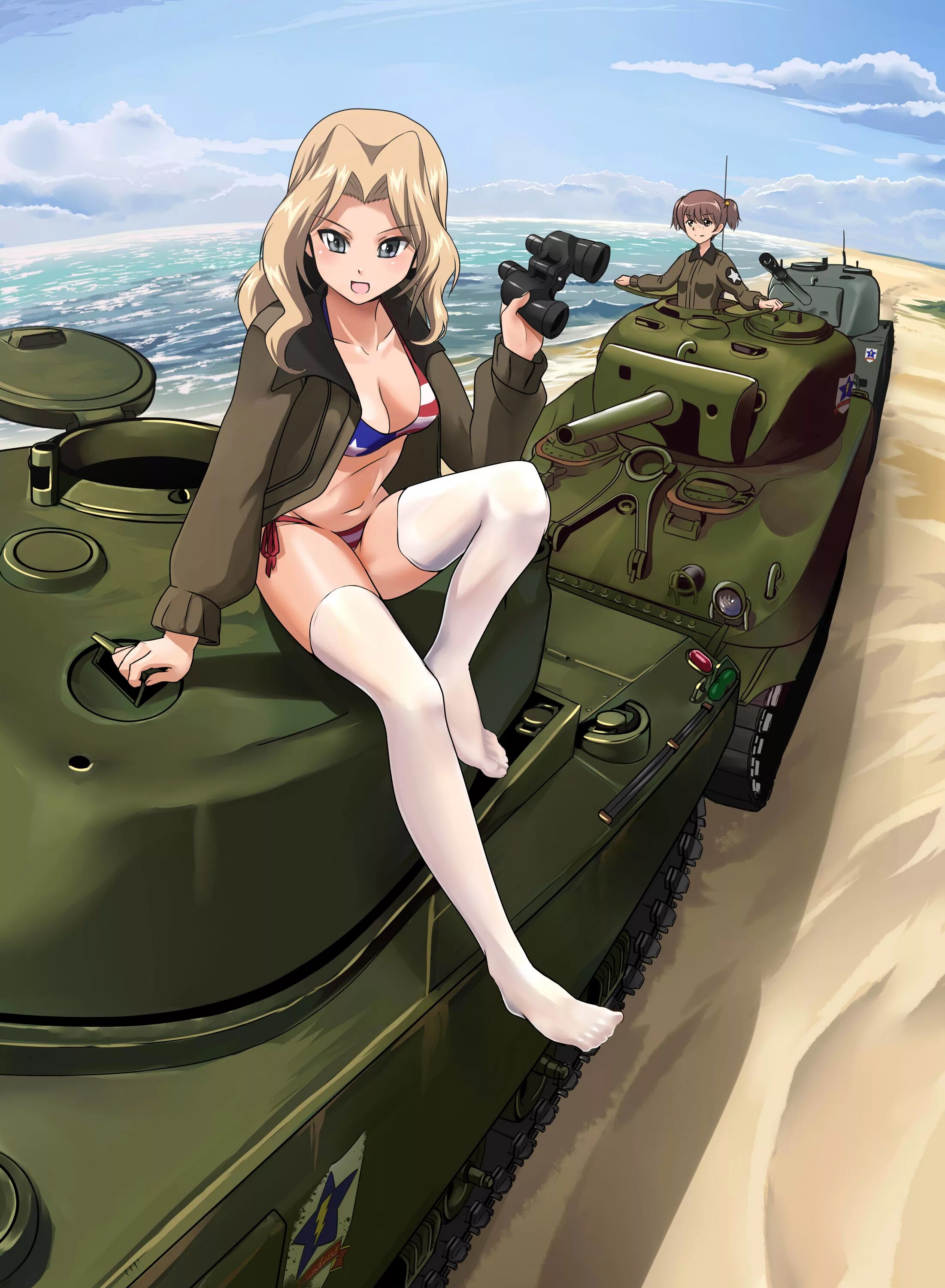Эрика итсуми. Girls und panzer r34. Наоми gup. Girls und panzer r34. Кей сандерс девушки и танки.