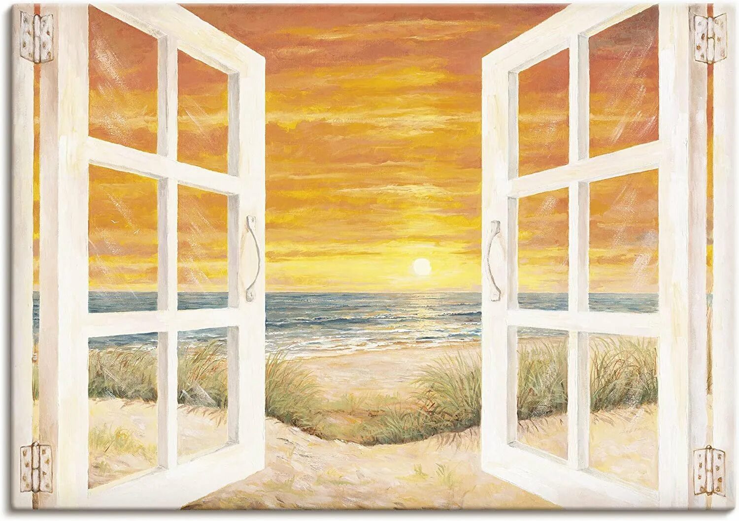 Рисунки больших окон. Закат в окне акварелью. Морской пейзаж в оконной раме. Картина вид из окна на море акварель. Море за окном рисунок.