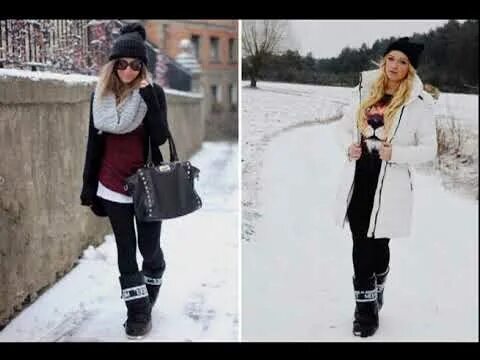 Дутики короткие. Мунбуты женские. Образы с дутиками. Moon boot outfit. Дутики с юбкой.