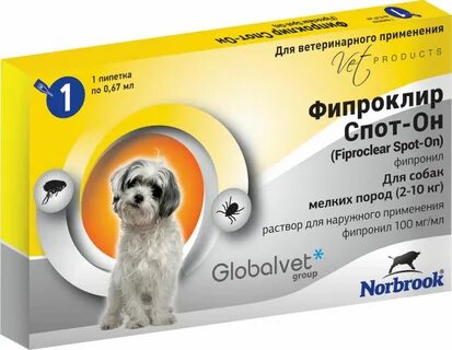 Средства от клещей для собак мелких пород