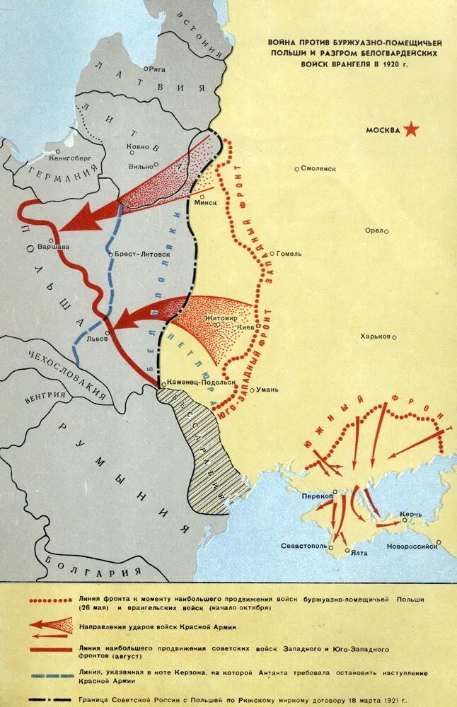 Оборона против польских войск