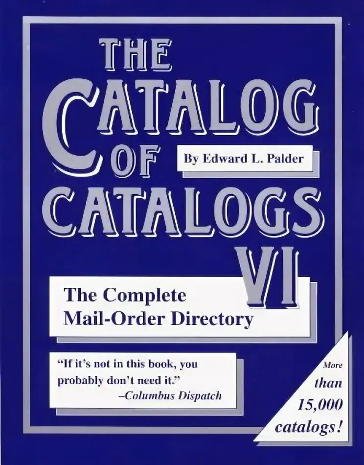 Order catalogs. Mail order catalogue. Madnela catalogue 6.