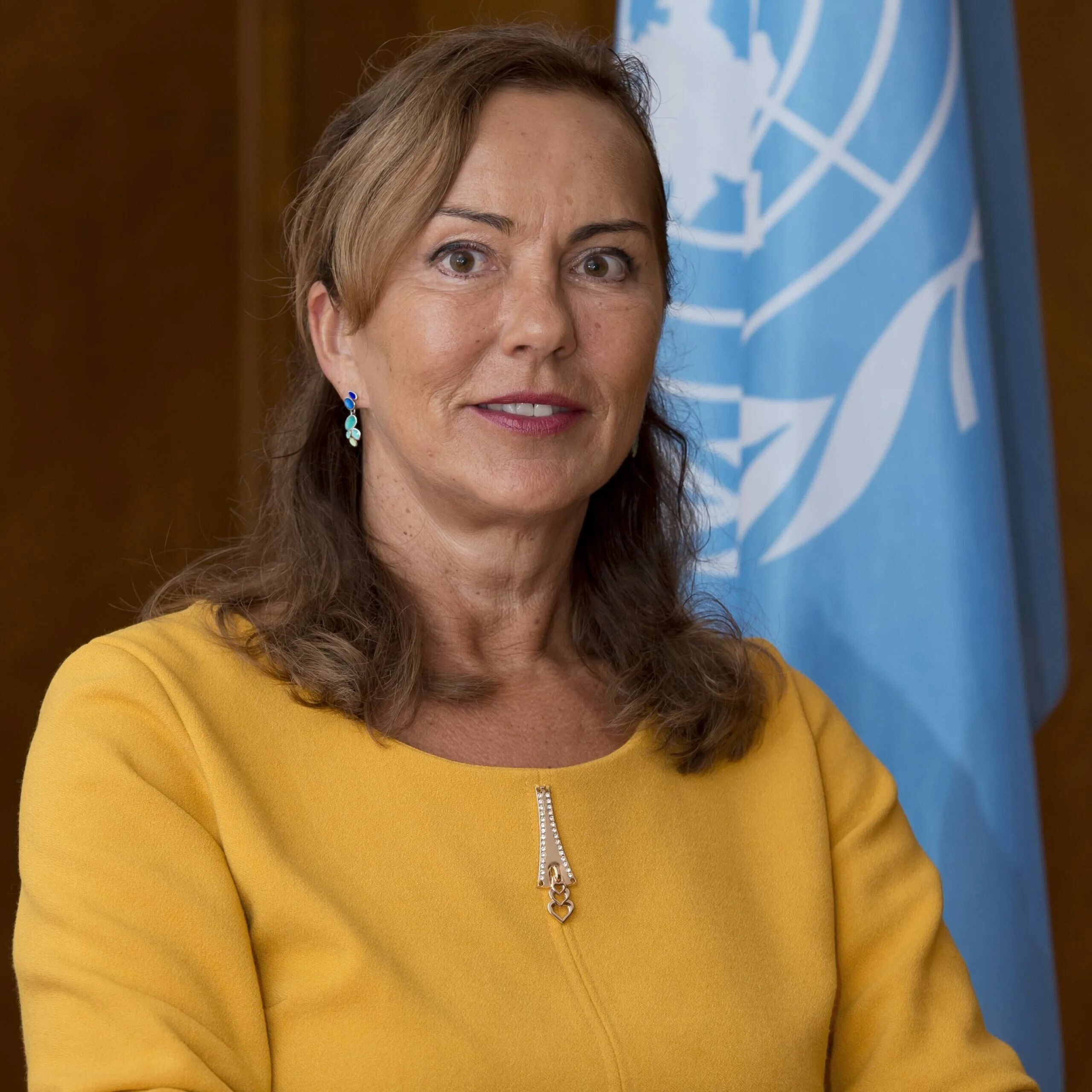 Olga Algayerova. Исполнительный секретарь европейской экономической комиссии ООН. Секретарь Евросоюза.