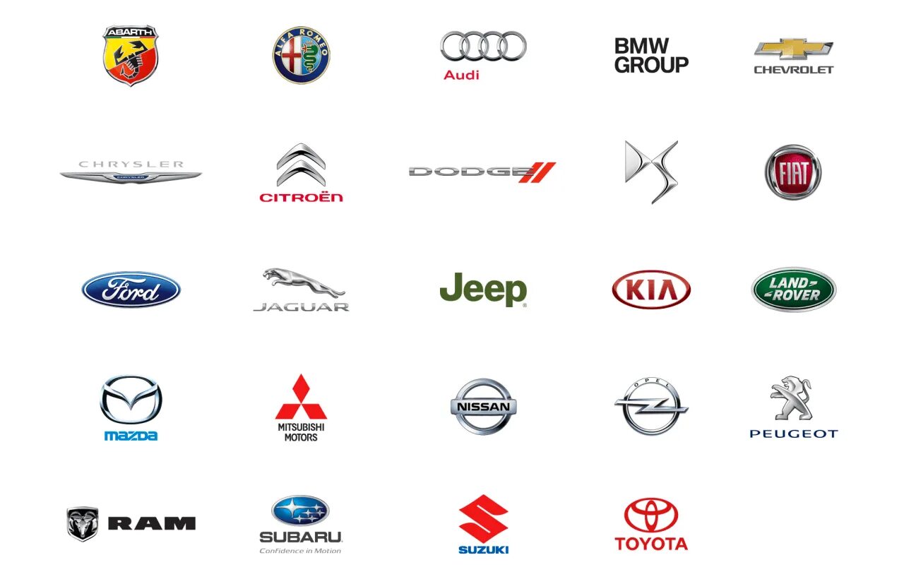 Марки автомобилей. Эмблемы марок автомобилей. Автомобильные значки. Логотипы марок машин.