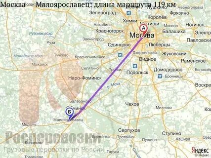 Москва малоярославец на машине
