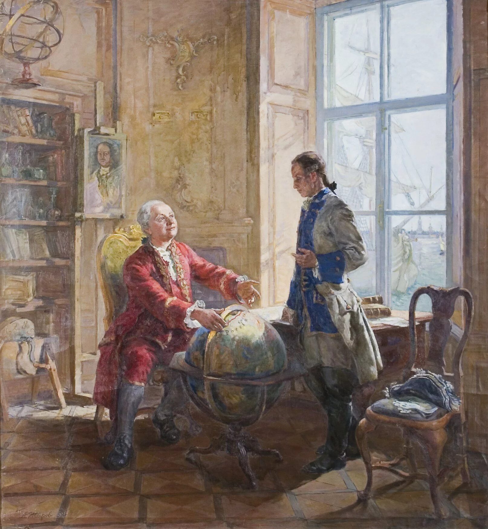 Пушкин и ломоносов м в. Ломоносов 18 век.