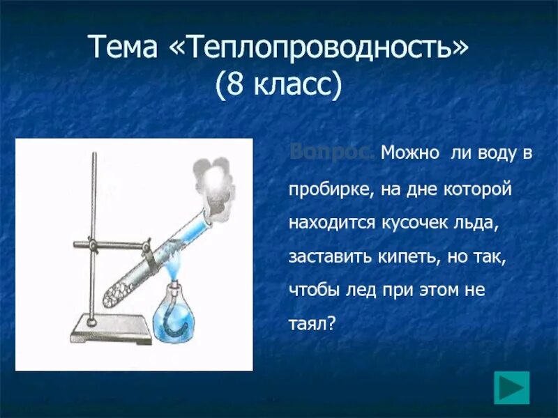 Известно что теплопроводность воздуха тем выше. Теплопроводность 8 класс. Теплопередача 8 класс. Теплопередача физика 8 класс. Опыт по теплопроводности 8 класс.