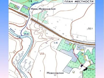 Географические карты населенного пункта
