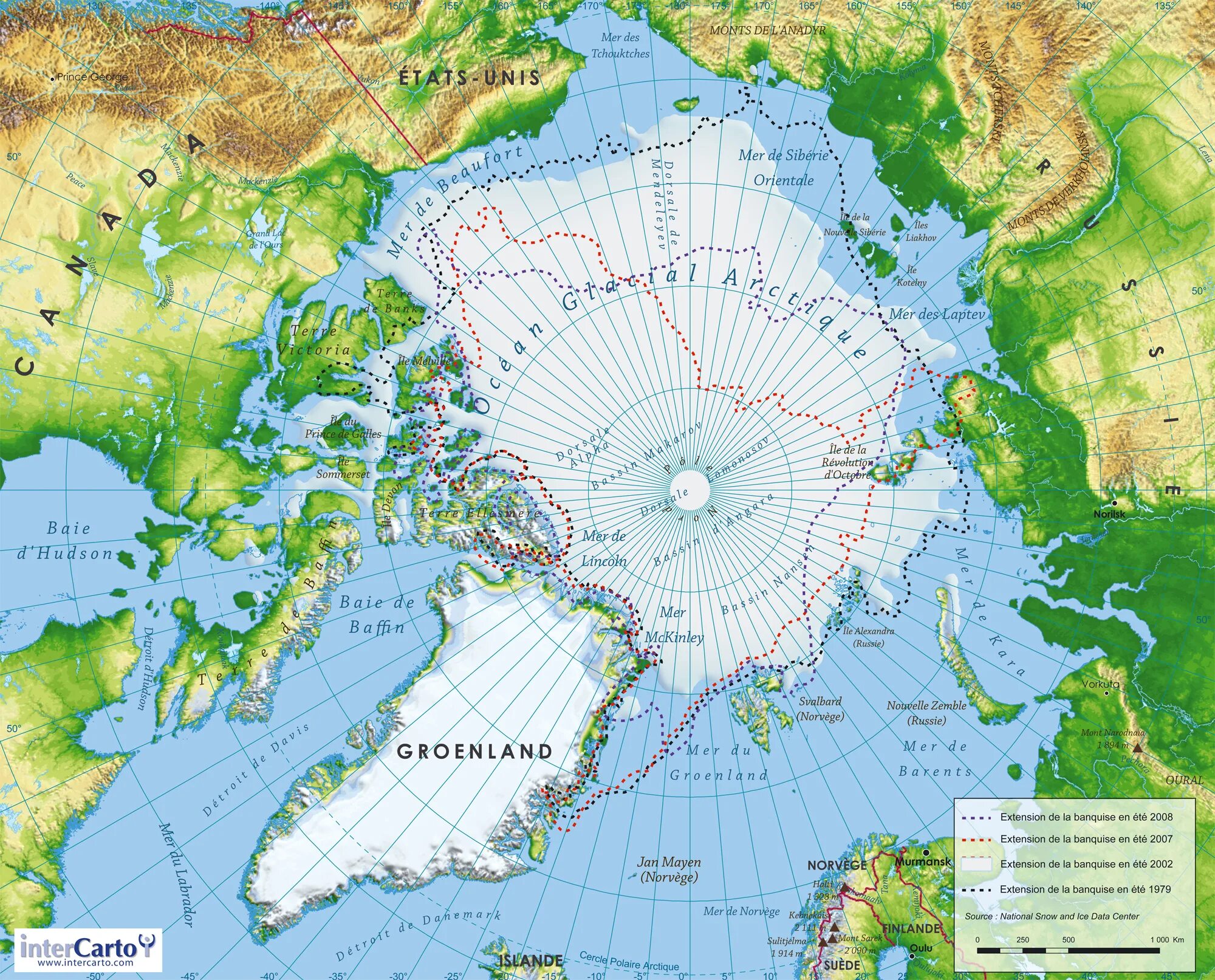 La mer du Nord карта. Nord какой полюс.