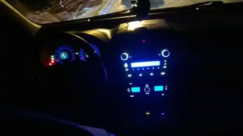 Подсветка тойота королла