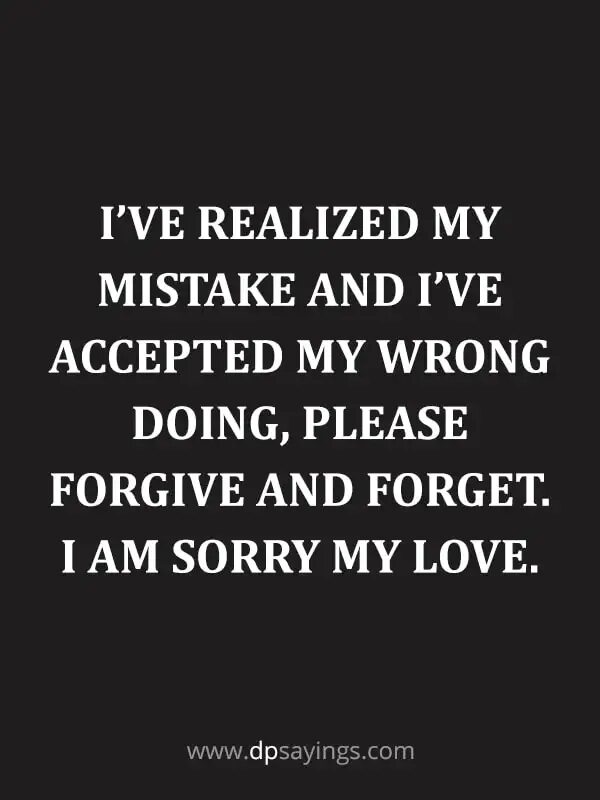 Without mistakes. Accepting apology with Forgiveness illustration. Forgive someone.