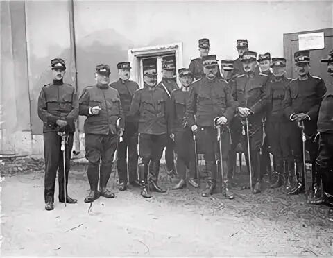 Офицеры 6. Германо-голландский армейский корпус.