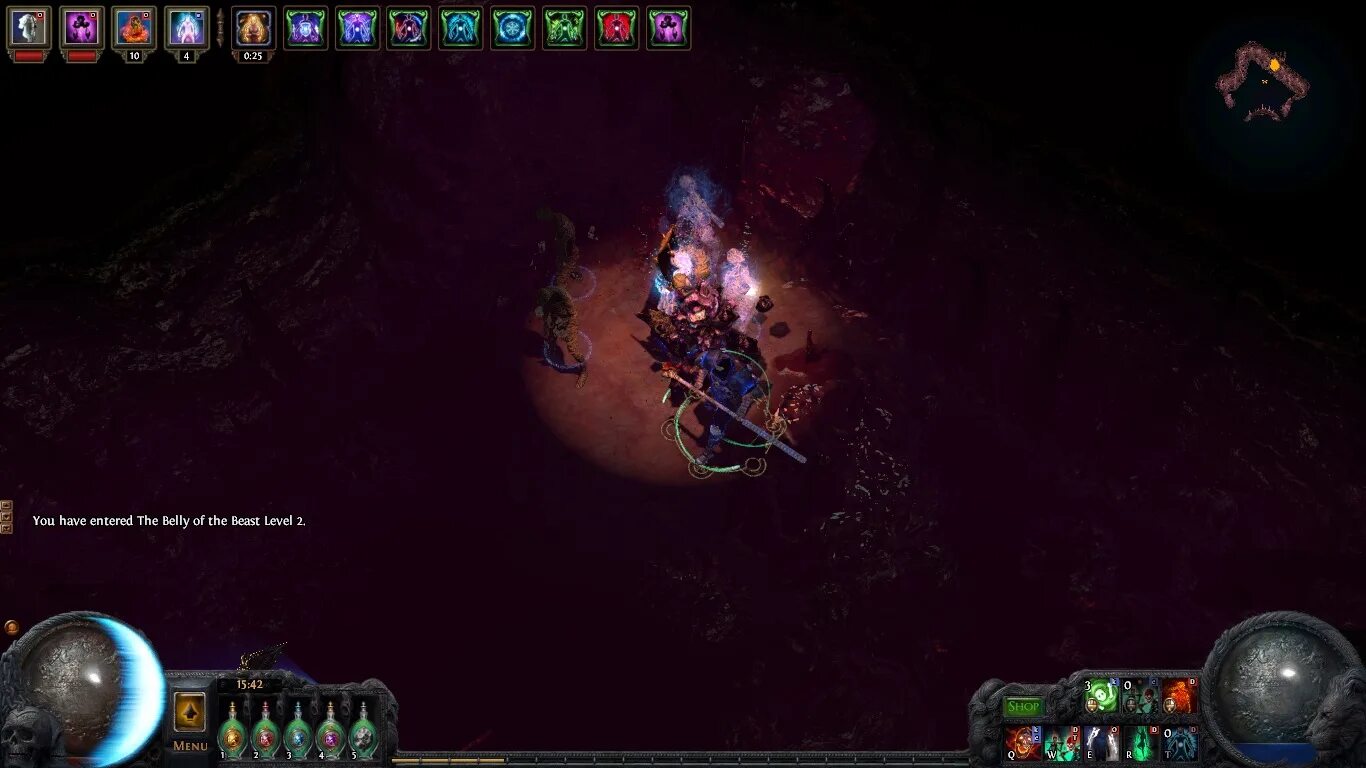 Боссы Path of Exile брюхо зверя. Пое брюхо зверя. Belly of the Beast пое. King of the Mist's Stronghold POE.