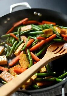 Stir vegetables