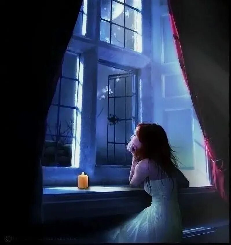 Девушка мечтает у окна. Девушка ночью у окна. Женщина в ночном окне. Лунный свет в окне.
