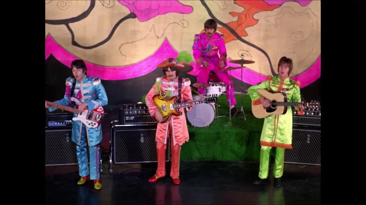 5 битл. Битлз хелло гудбай. hello goodbye группа. beatles hello goodbye single video.
