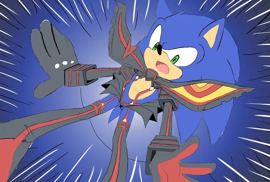 Boy sonic. Sonadow ANGELOFHAPINESS. Kill la Kill Sonic. Бешеный Соник.