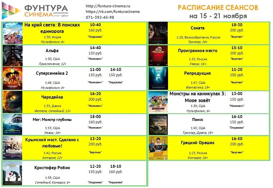 Кинотеатр пушкино афиша на сегодня. Донецк сити кинотеатр. кинотеатр синема афиша. фунтура синема афиша. фунтура донецк.