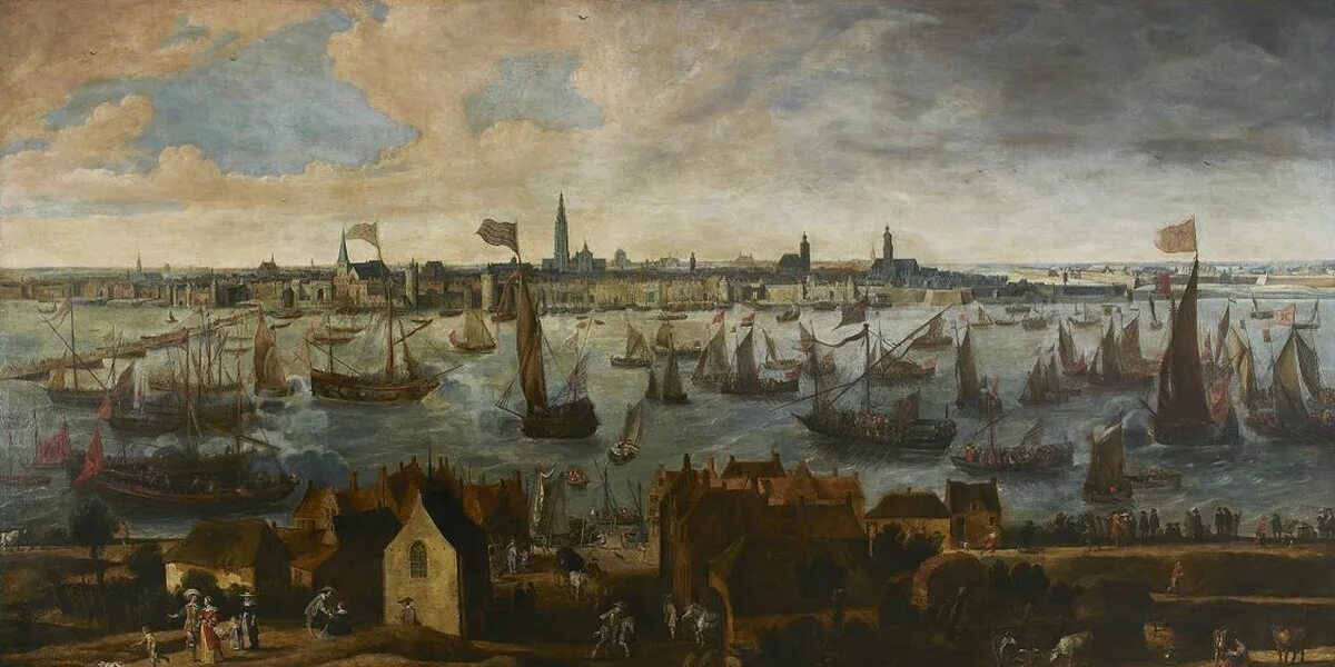 Нидерланды в xvi xvii. Антверпен Нидерланды 16 век. Антверпен 17 века. Голландский порт Антверпен. Антверпен порт 16 век.