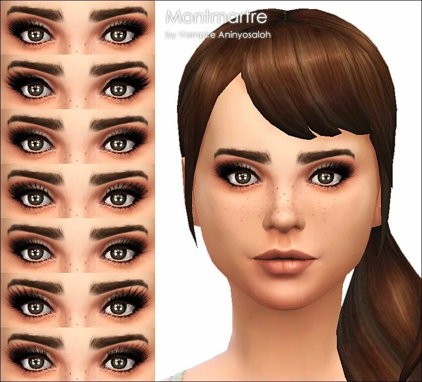 Sims eyelashes