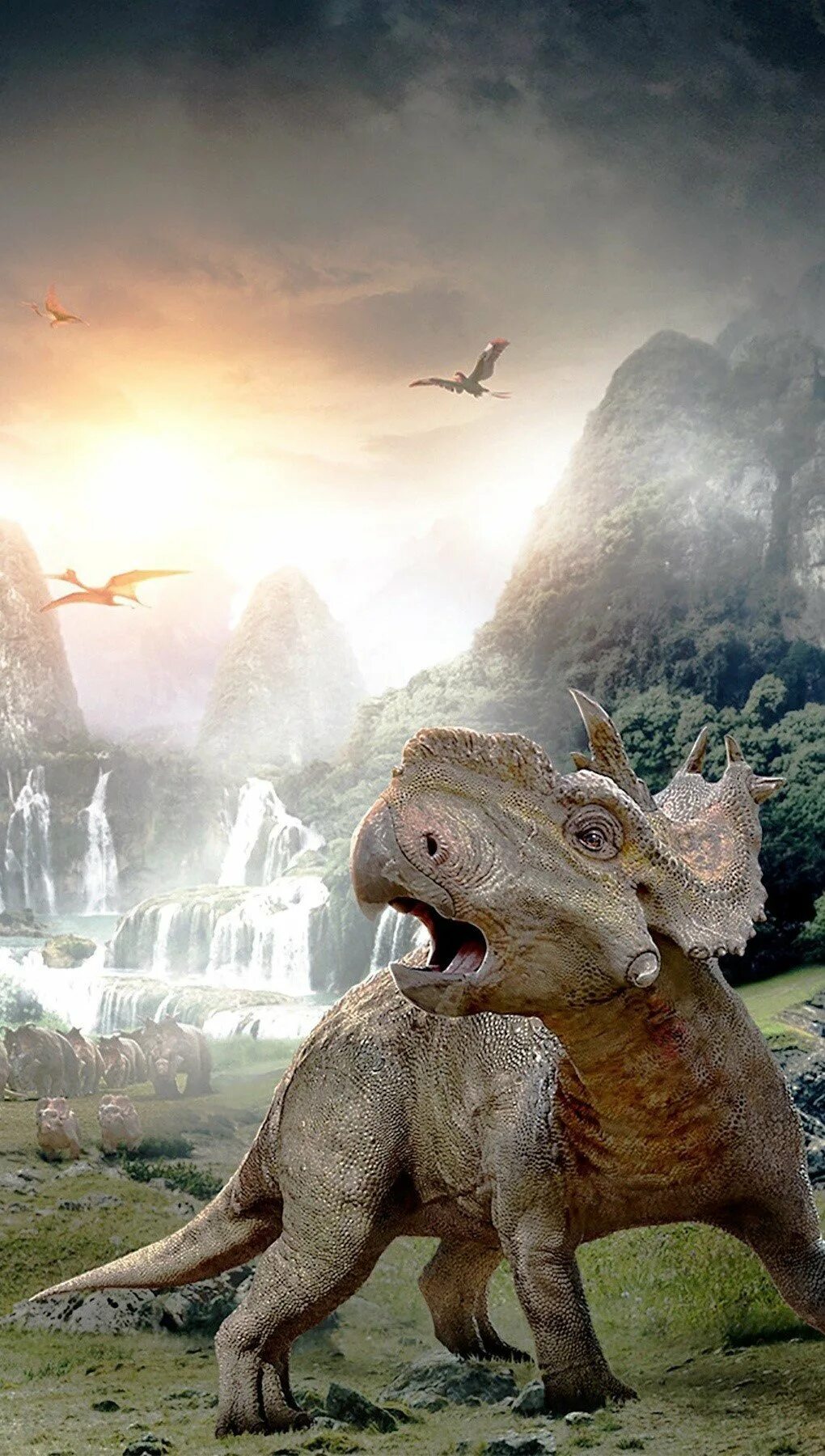 Динозавры. Мир динозавров. Красивые динозавры. ШИНОЗАВОР.