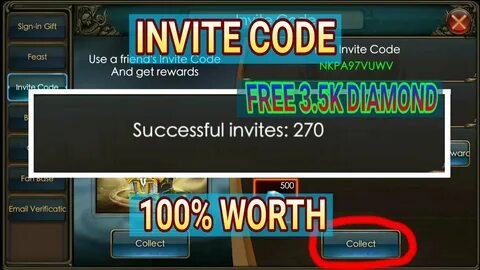 Friends invite code