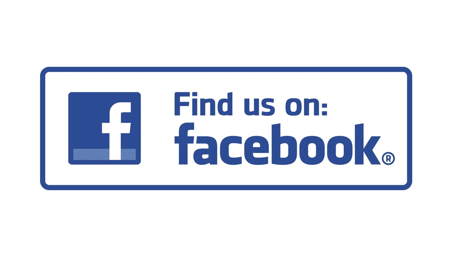 Better follow us now. Facebook лого на товарах.